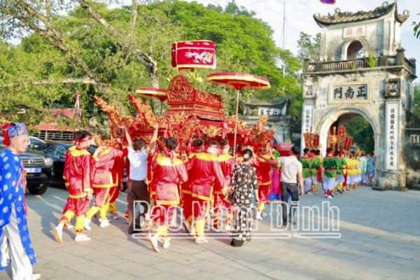 Lễ hội truyền thống Đền Trần - tinh hoa di sản văn hóa nguồn cội