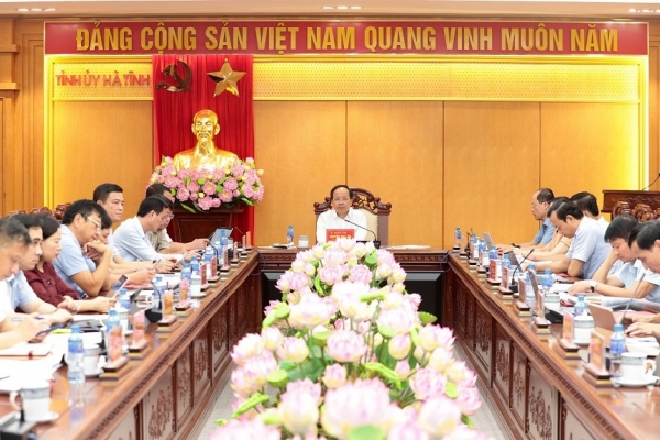 Hà Tĩnh: Quyết liệt tháo gỡ vướng mắc, đẩy nhanh tiến độ các công trình, dự án trọng điểm