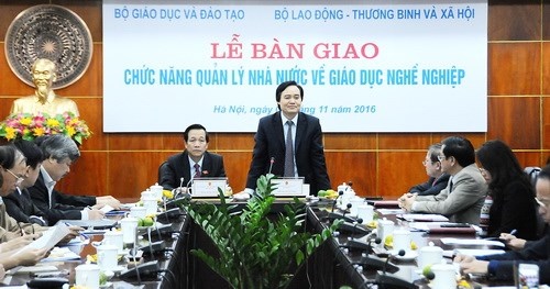 Bàn giao chức năng quản lý Nhà nước về giáo dục nghề nghiệp - Hình 1