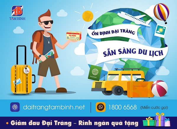 Đại tràng Tâm Bình: Ổn định đại tràng, sẵn sàng cho những chuyến du lịch - Hình 2