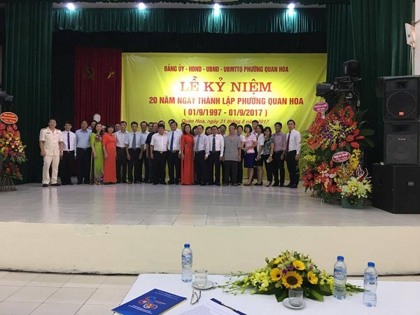 Phường Quan Hoa - 20 năm hội phập và phát triển - Hình 8