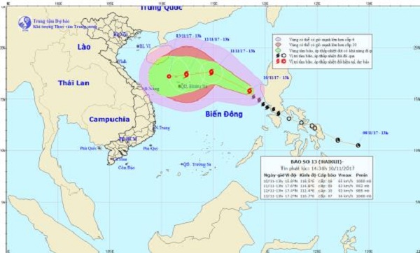 Công điện hỏa tốc ứng phó với bão số 13 - Hình 1