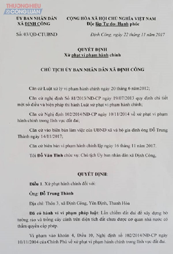 Yên Định (Thanh Hóa): Cần làm rõ những khuất tất tại một 'biệt phủ' ở xã Định Công - Hình 10