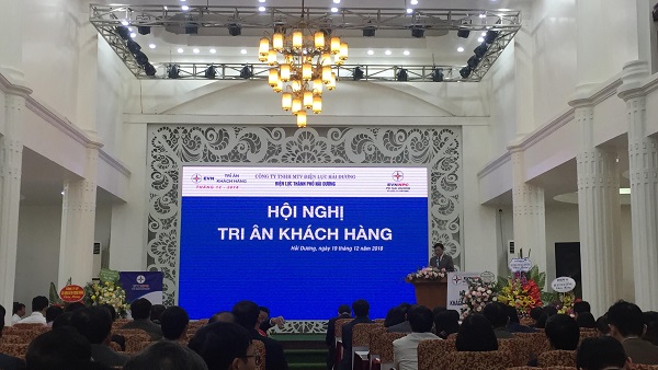 Hải Dương: Công ty TNHH MTV điện lực Hải Dương tổ chức tri ân khách hàng năm 2018 - Hình 1