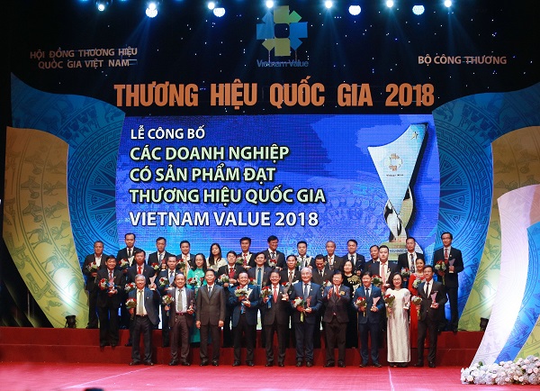 Tân Hiệp Phát tiếp tục là doanh nghiệp có sản phẩm đạt Thương hiệu quốc gia 2018 - Hình 1