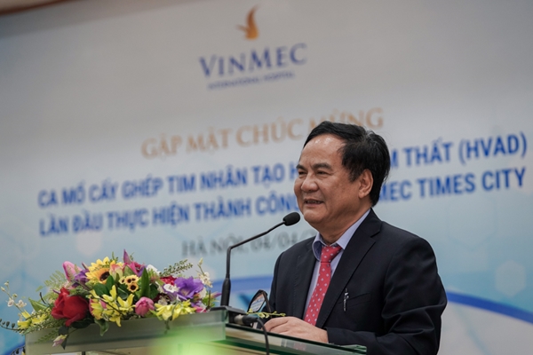 Vinmec cấy ghép thành công tim nhân tạo hỗ trợ tâm thất cho bệnh nhân suy tim giai đoạn cuối - Hình 1