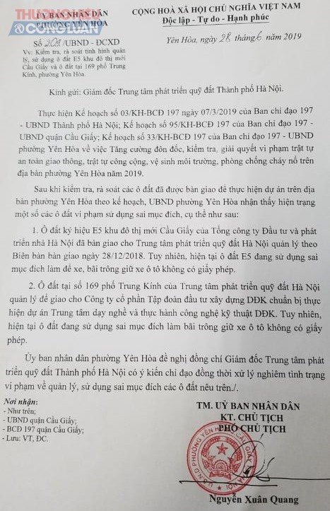 Hà Nội: Cần xử lý nghiêm bãi trông giữ xe không phép tại lô E5, KĐT mới Cầu Giấy - Hình 5