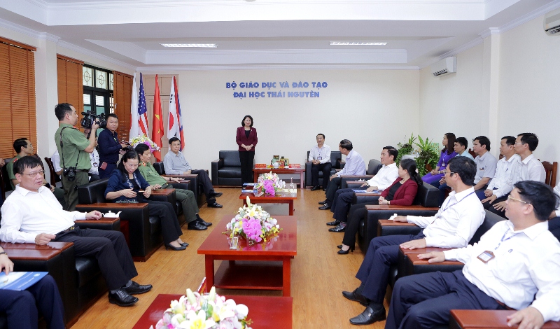 Phó Chủ tịch nước Đặng Thị Ngọc Thịnh thăm và làm việc tại Đại học Thái Nguyên - Hình 4