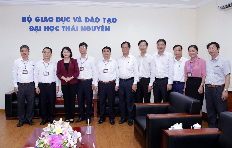 Phó Chủ tịch nước Đặng Thị Ngọc Thịnh thăm và làm việc tại Đại học Thái Nguyên - Hình 5