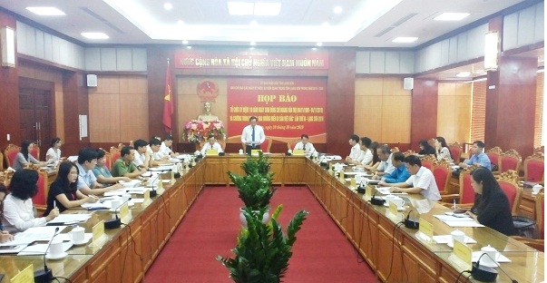 Quang cảnh buổi họp báo