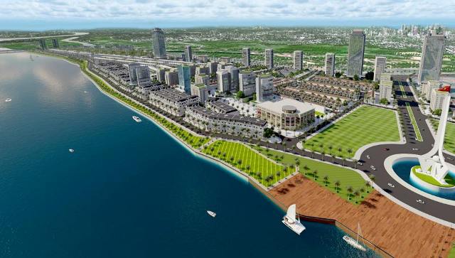 Phối cảnh dự án Gold City Quang Tri Riverside