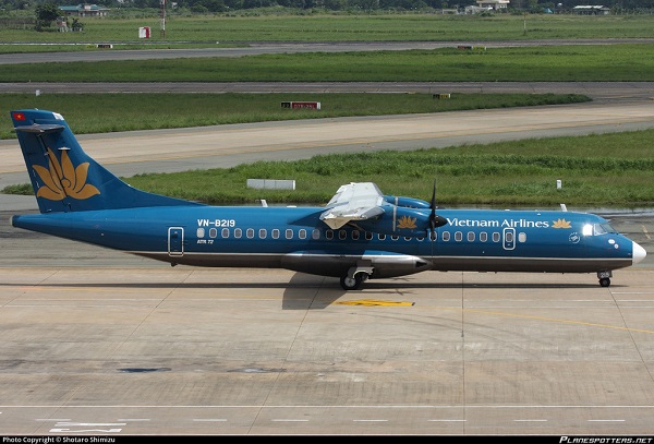 Máy bay ATR-72 trong đội bay của Vietnam Airlines và VASCO. Ảnh: Shotaro Shimizu.