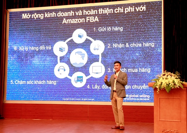 Ông Trần Xuân Thủy, Giám đốc Amazon Việt Nam chia sẻ về những cơ hội xuất khẩu trực tuyến thông qua nền tảng Amazon