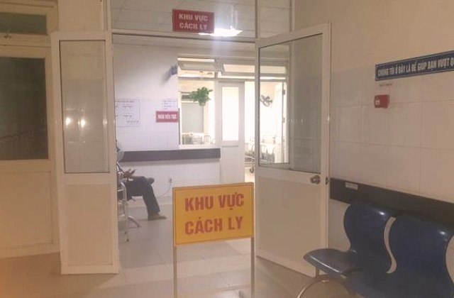 Khu vực cách ly tại bệnh viện Đà Nẵng