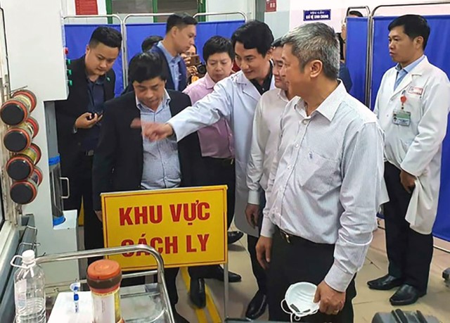 Khu vực cách ly người nghi nhiễm COVID-19 tại Đà Nẵng.