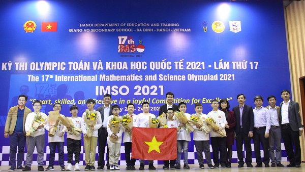 Các thí sinh trong đội tuyển Toán học