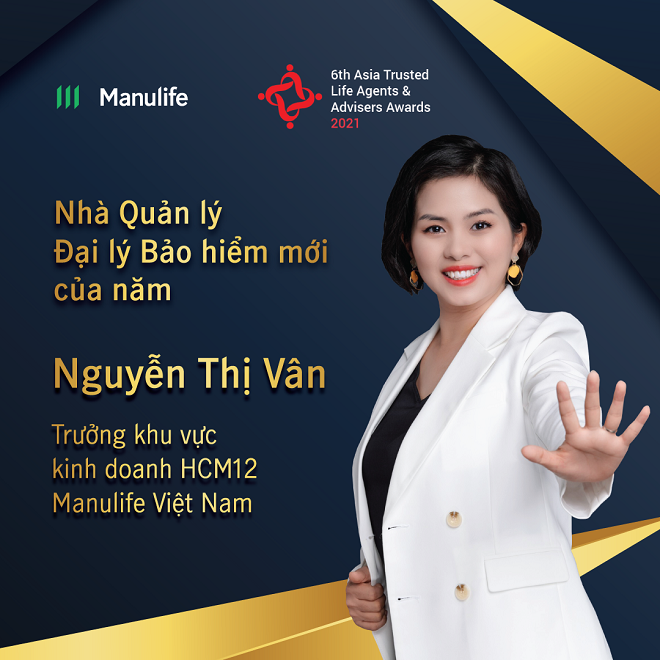 Bà Nguyễn Thị Vân, Trưởng Khu vực kinh doanh của Manulife Việt Nam