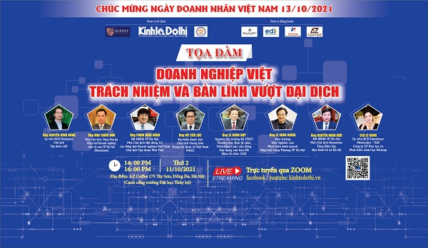 Tọa đàm “Doanh nghiệp Việt bản lĩnh, sáng tạo và trách nhiệm trước đại dịch”