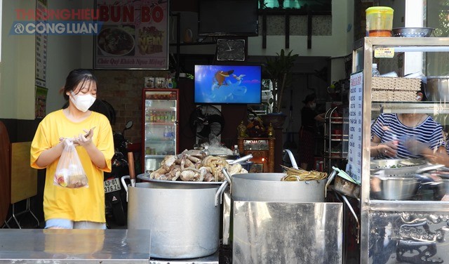 Quán bún trên đường Đặng Dung, phường Hòa Khánh Bắc, quận L:iên Chiểu