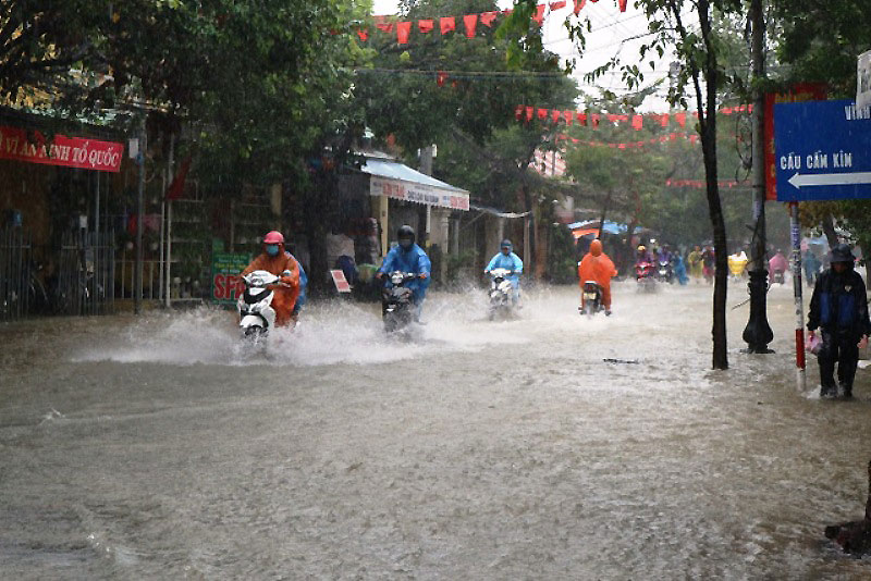 Miền Trung tiếp tục mưa kéo dài