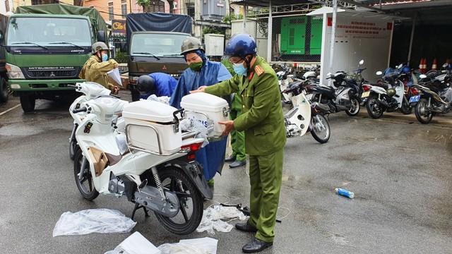 Xe mô tô trang bị cho công an các xã, phường...