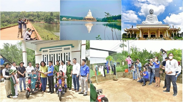 Để chùa Phật Quốc Vạn Thành - TX. Bình Long thêm lung linh và buổi trao tặng xe lăn điện cho 2 chị em tí hon Cam Thị Liên, Cam Thị Nghiệp ở H.Hớn Quản thêm cảm xúc, các nhiếp ảnh gia đã tác nghiệp thật khéo léo