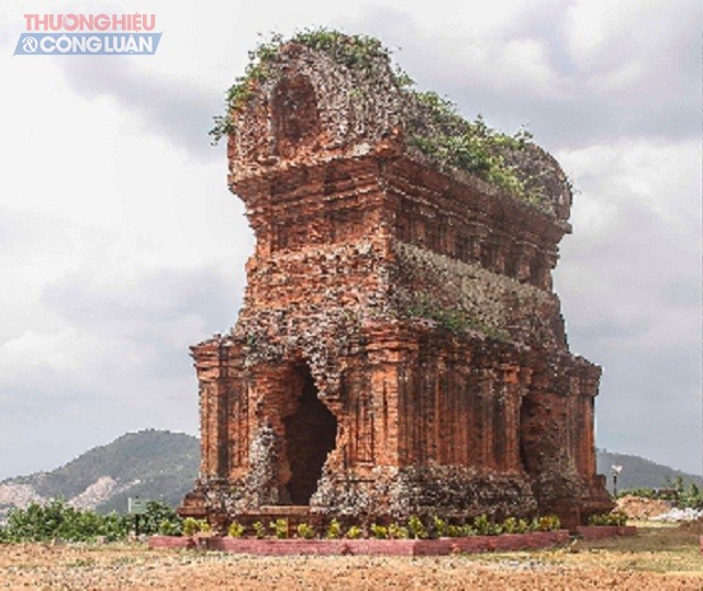 Một góc cụm di tích tháp Bánh Ít