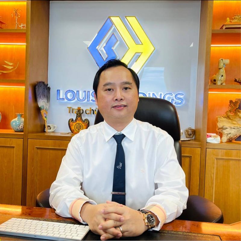 Ông Đỗ Thành Nhân, chủ tịch Louis Holdings bị điều tra về tội thao túng thị trường chứng khoán.