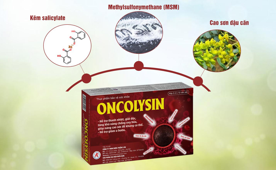 Oncolysin giúp tăng cường miễn dịch, hỗ trợ điều trị u bướu