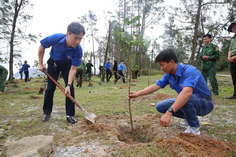 Hoạt động trồng cây là nét văn hóa đẹp của tuổi trẻ BSR