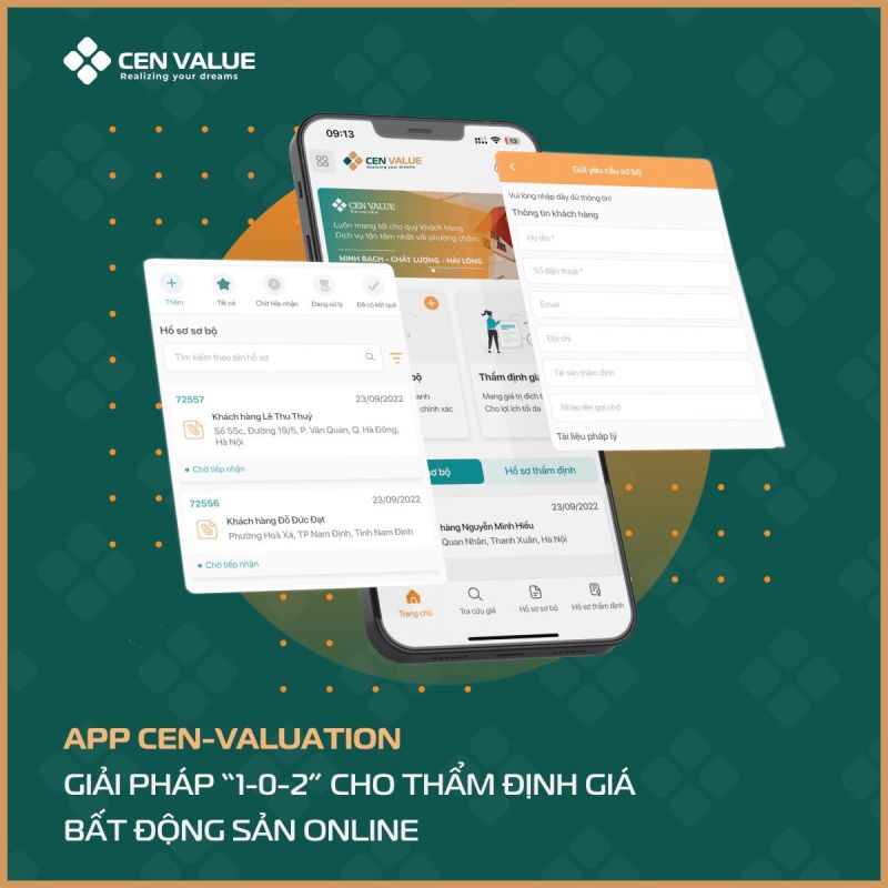 App Cen Valuation được đánh giá sẽ tạo nên “cuộc cách mạng” cho thẩm định giá bất động sản