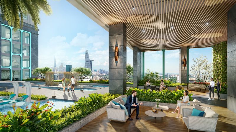 Phối ảnh dự án Tổ hợp căn hộ thương mại The Grand Manhattan