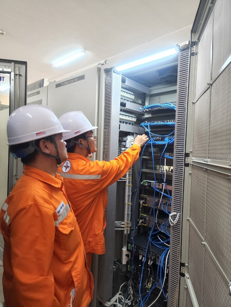 Hệ thống mạng truyền dẫn của TBA 110 kV Đầm Hà đã được kết nối hoàn thiện, dự kiến nghiệm thu đóng điện vào ngày 28/4/2023