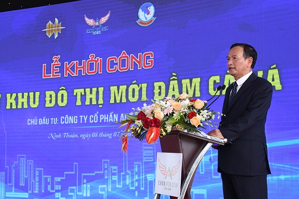 Ông Kiều Anh Tuấn, Phó Chủ tịch HĐQT, Tổng Giám đốc ACT Holdings- Chủ đầu tư dự án phát biểu khai mạc