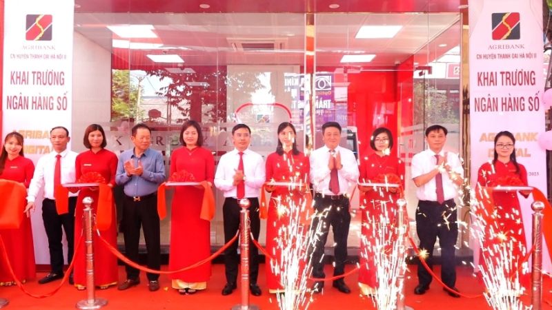 Agribank khai trương quầy Ngân hàng số thứ 17 tại huyện Thanh Oai (Hà Nội)