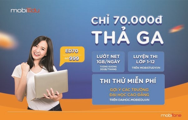 Gói cước ED70 – ngập tràn đam mê học tập