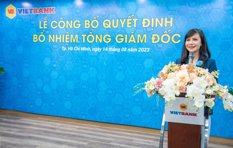 Bà Trần Tuấn Anh giữ chức Tổng Giám đốc Ngân hàng Việt Nam Thương Tín (VietBank) kể từ ngày 14/08/2023.