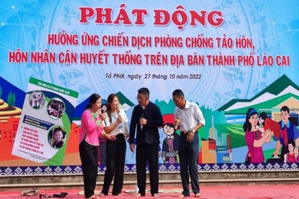 Lào Cai phấn đấu 2030 không còn tình trạng tảo hôn, trẻ em nữ dưới 18 tuổi sinh con