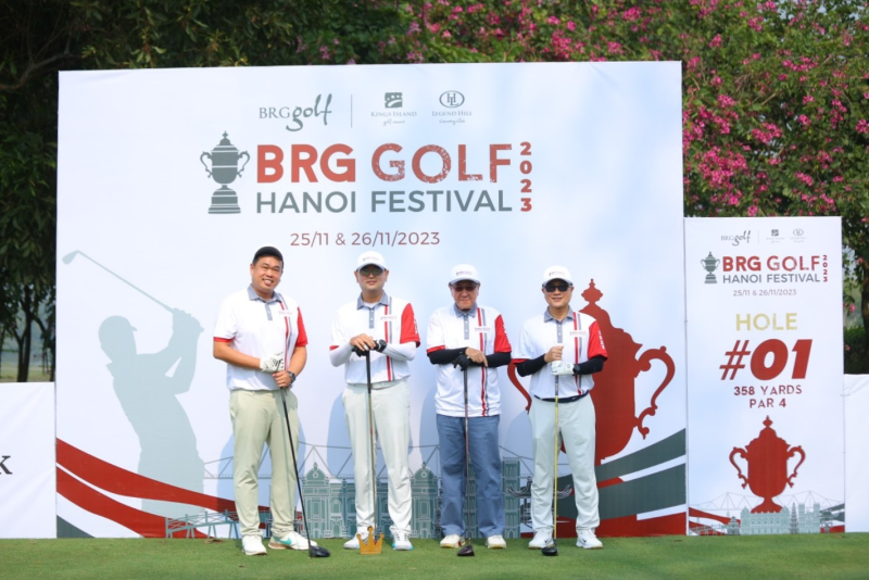 Golf thủ hào hứng tham gia sự kiện 2023 BRG Golf Hanoi Festival