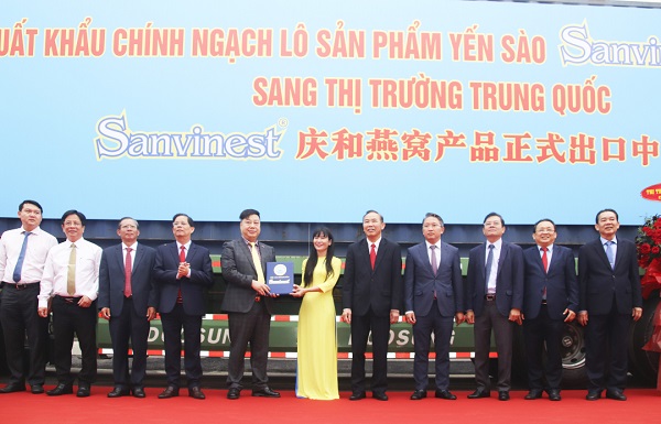 Công ty TNHH MTV Yến Sào Khánh Hòa được xuất khẩu Yến sào chính ngạch sang thị trường Trung Quốc