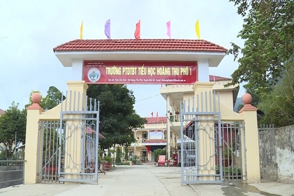 Trường PTDTBT tiểu học Hoàng Thu Phố 1 ảnh VTV24