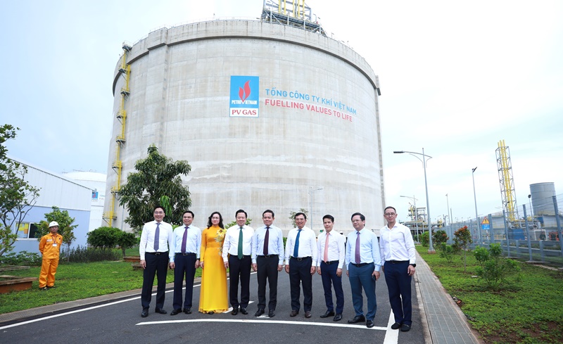 Phó Thủ tướng Chính phủ Trần Lưu Quang tại Lễ khánh thành kho LNG 1 MMTPA Thị Vải.