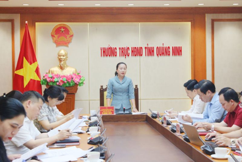 HĐND tỉnh Quảng Ninh giám sát việc thực hiện thu ngân sách của thành phố Cẩm Phả.