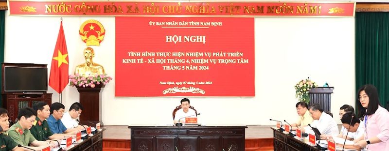 Nam Định triển khai nhiệm vụ trọng tâm tháng 5