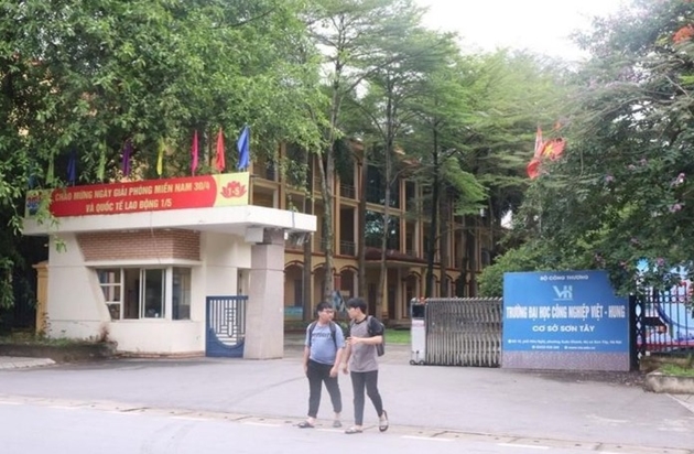 Trường Đại học Công nghiệp Việt - Hung (cơ sở Sơn Tây).