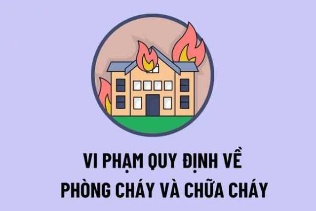 3 cơ sở kinh doanh vi phạm quy định về phòng cháy và chữa cháy bị UBND tỉnh Nghệ An xử phạt vi phạm hành chính 225 triệu đồng.