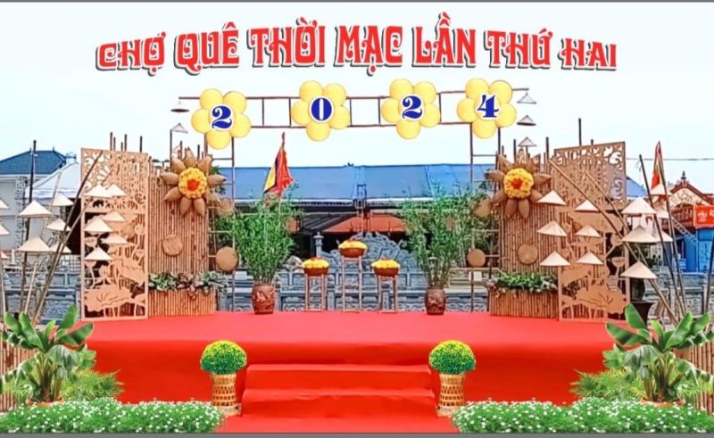 Chợ quê thời Mạc lần thứ 2 năm 2024 có nhiều nét mới