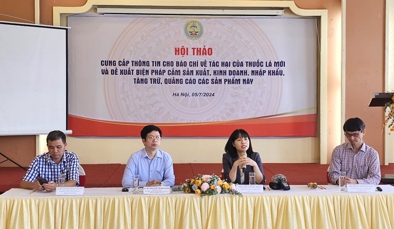 Đề xuất cấm thuốc lá điện tử, thuốc lá nung nóng và các loại thuốc lá mới