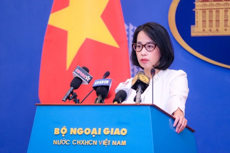 Người phát ngôn Bộ Ngoại giao Việt Nam Phạm Thu Hằng.