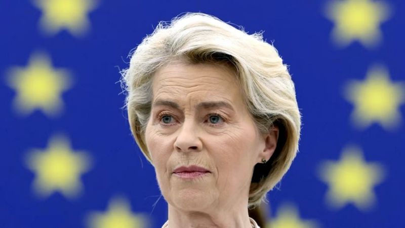 Chủ tịch Ủy ban châu Âu - bà Ursula vonder Leyen sẽ phải đối mặt với nhiều thách thức, trong đó nổi bật nhất là vấn đề duy trì sự ủng hộ nhất quán dành cho Ukraine. (Ảnh: France Info)